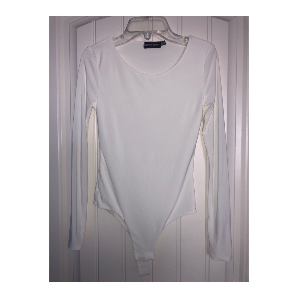 White long sleeve bodysuit